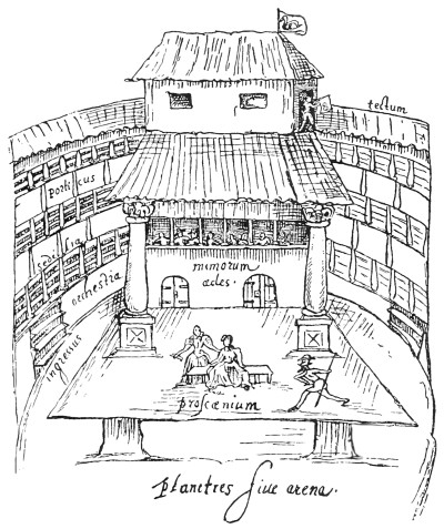 drawing of a theatre